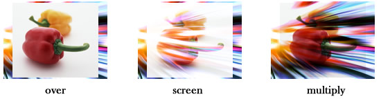 画像の合成例over,screen,multiply