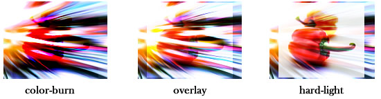 画像の合成例color-burn,overlay,hard-light